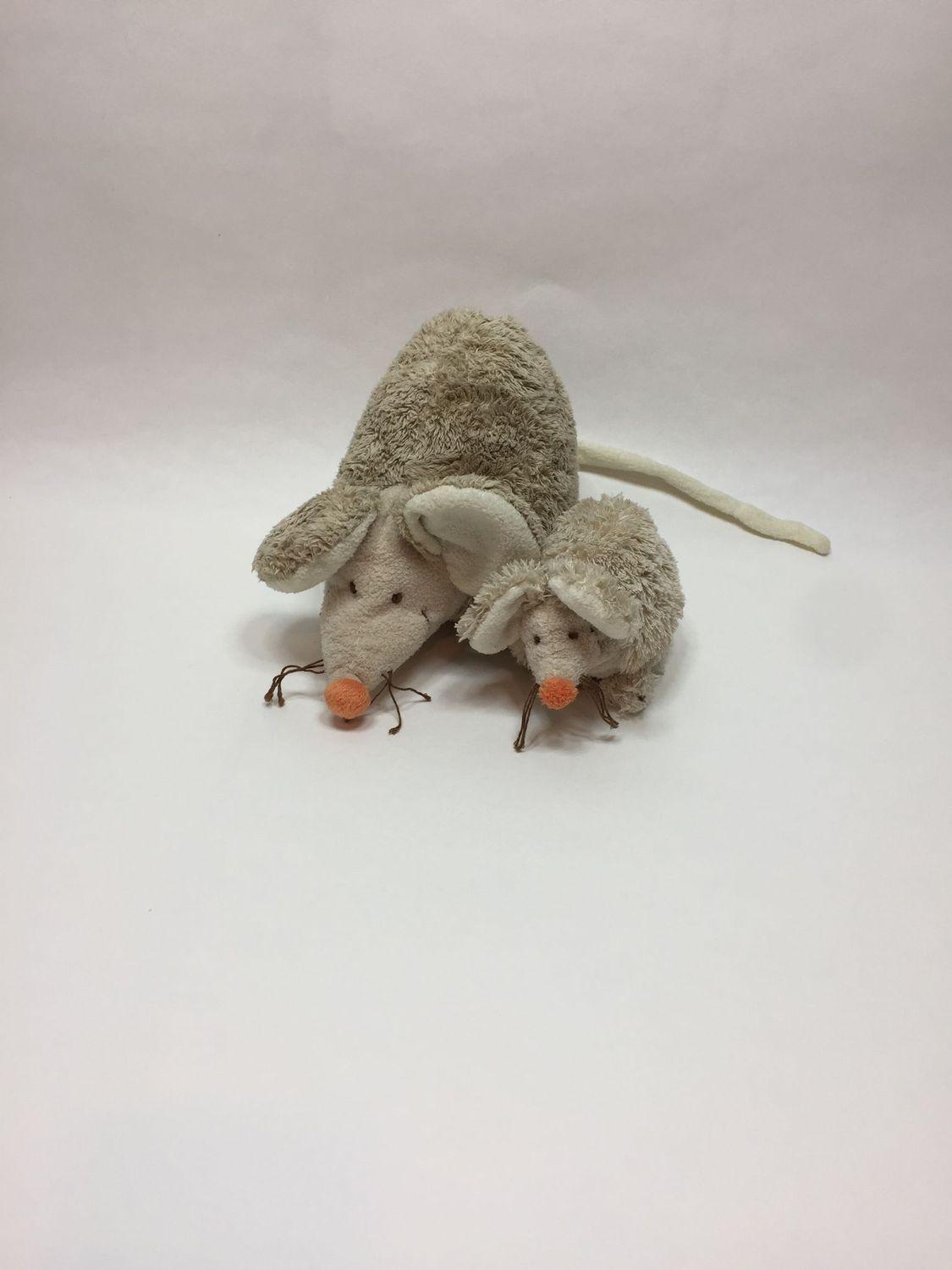 Maus mit Baby Happy Horse liegend 55 cm sehr selten