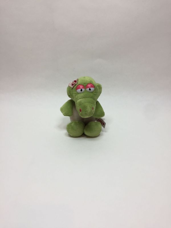 Nici Krokodil Nahla stehend 20 cm Sammlerstück Neuwertig mit Etikett