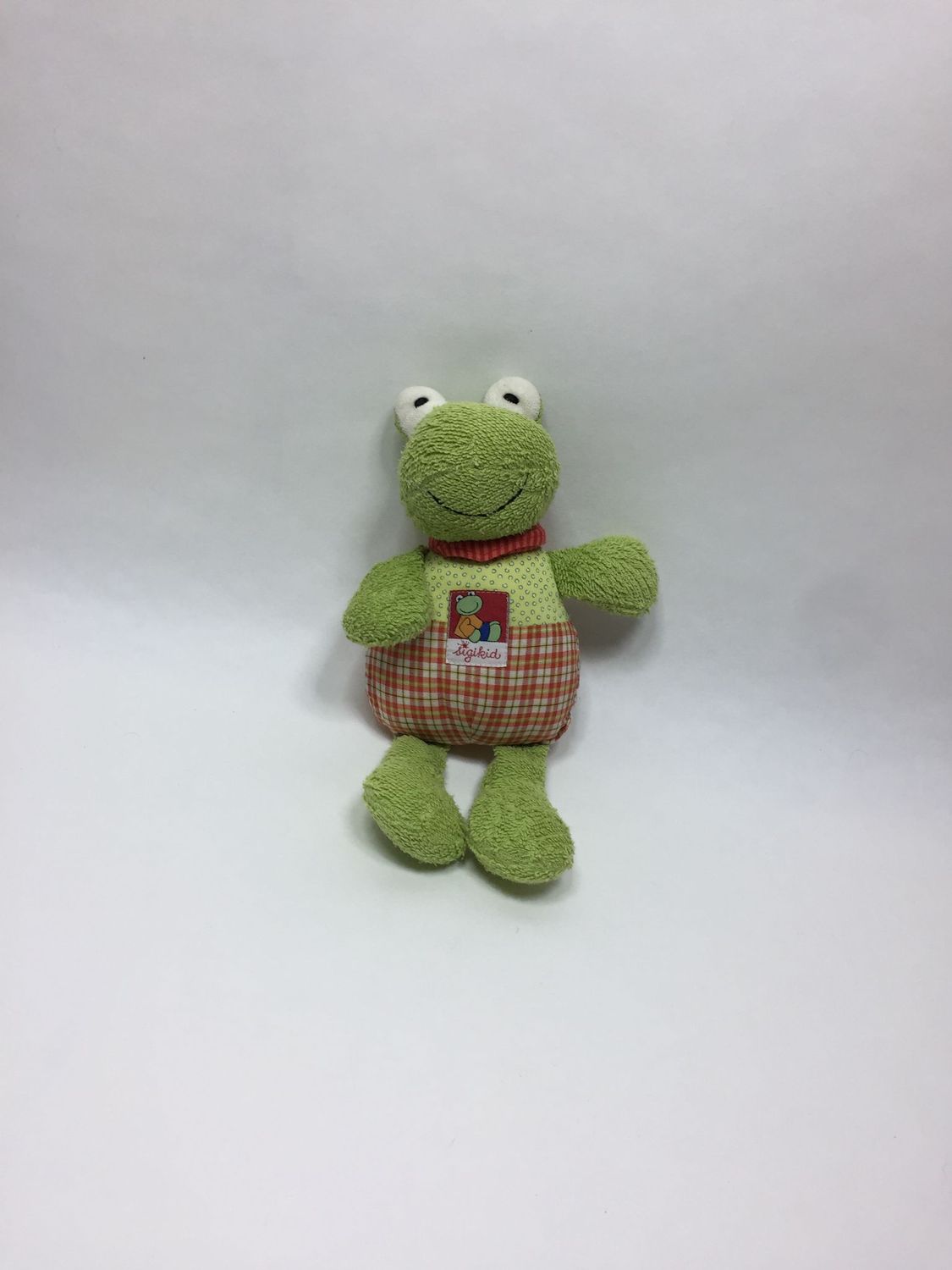 Frosch Sigikid "Flip Flap" stehend 33 cm Vintage Sammlerstück