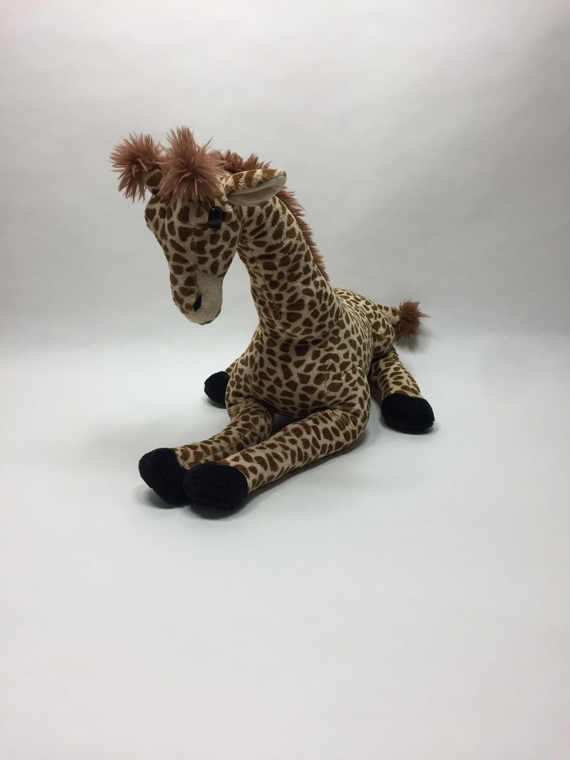 Giraffe Knuffel liegend 60 cm selten