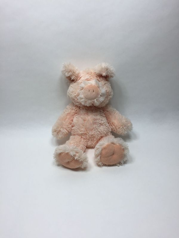 Schwein Teddy Kompaniet stehend 38 cm Rarität Neuwertig mit Etikett