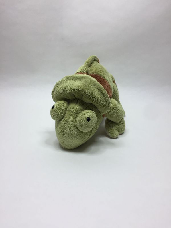 Salamander Chamäleon Eidechse Echse Knuffel liegend 50 cm Rarität
