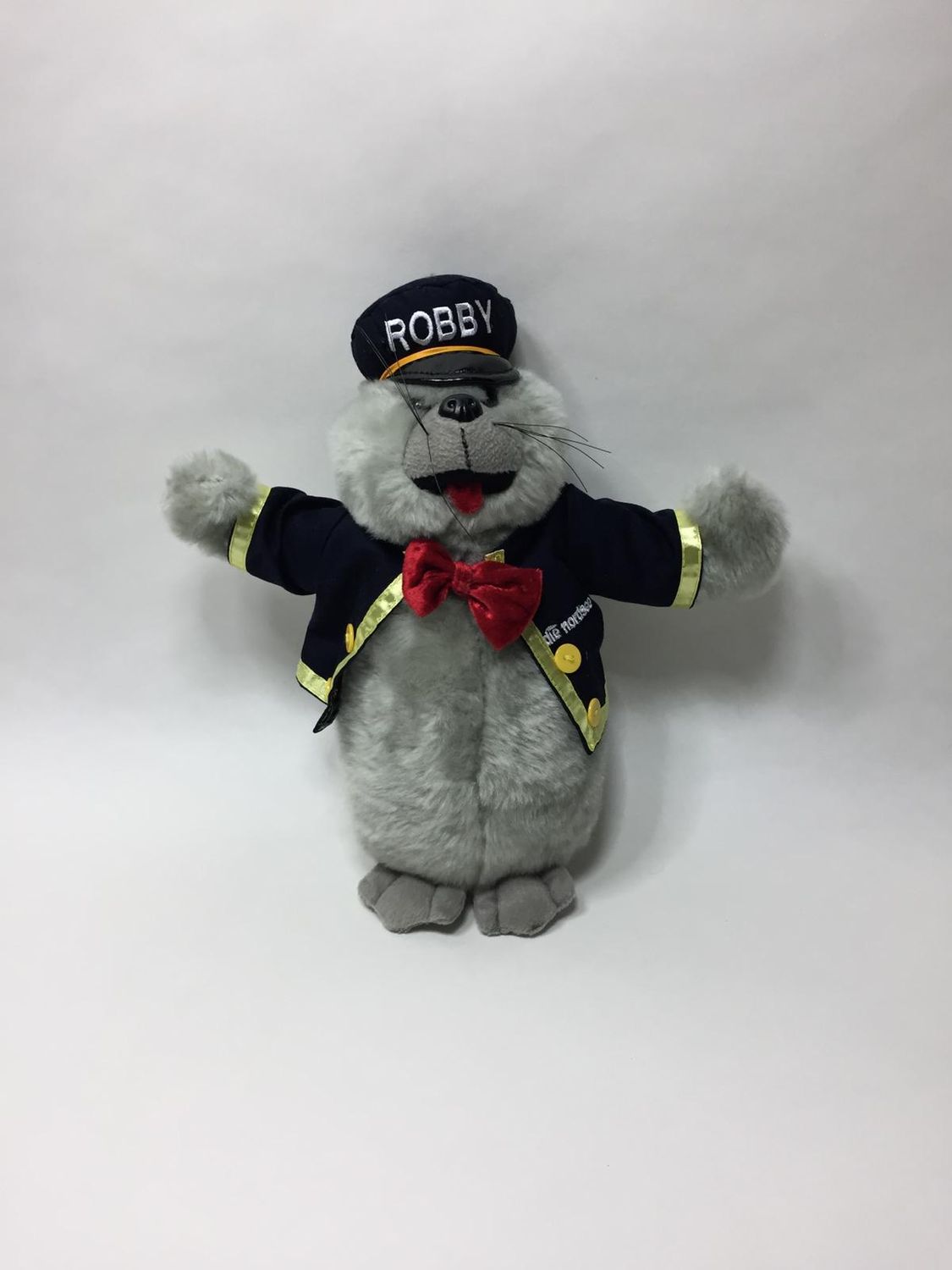 Robbe Robby Maskottchen Die Nordsee Magomora stehend 35 cm selten