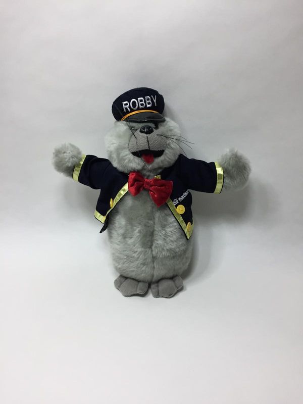 Robbe Robby Maskottchen Die Nordsee Magomora stehend 35 cm selten
