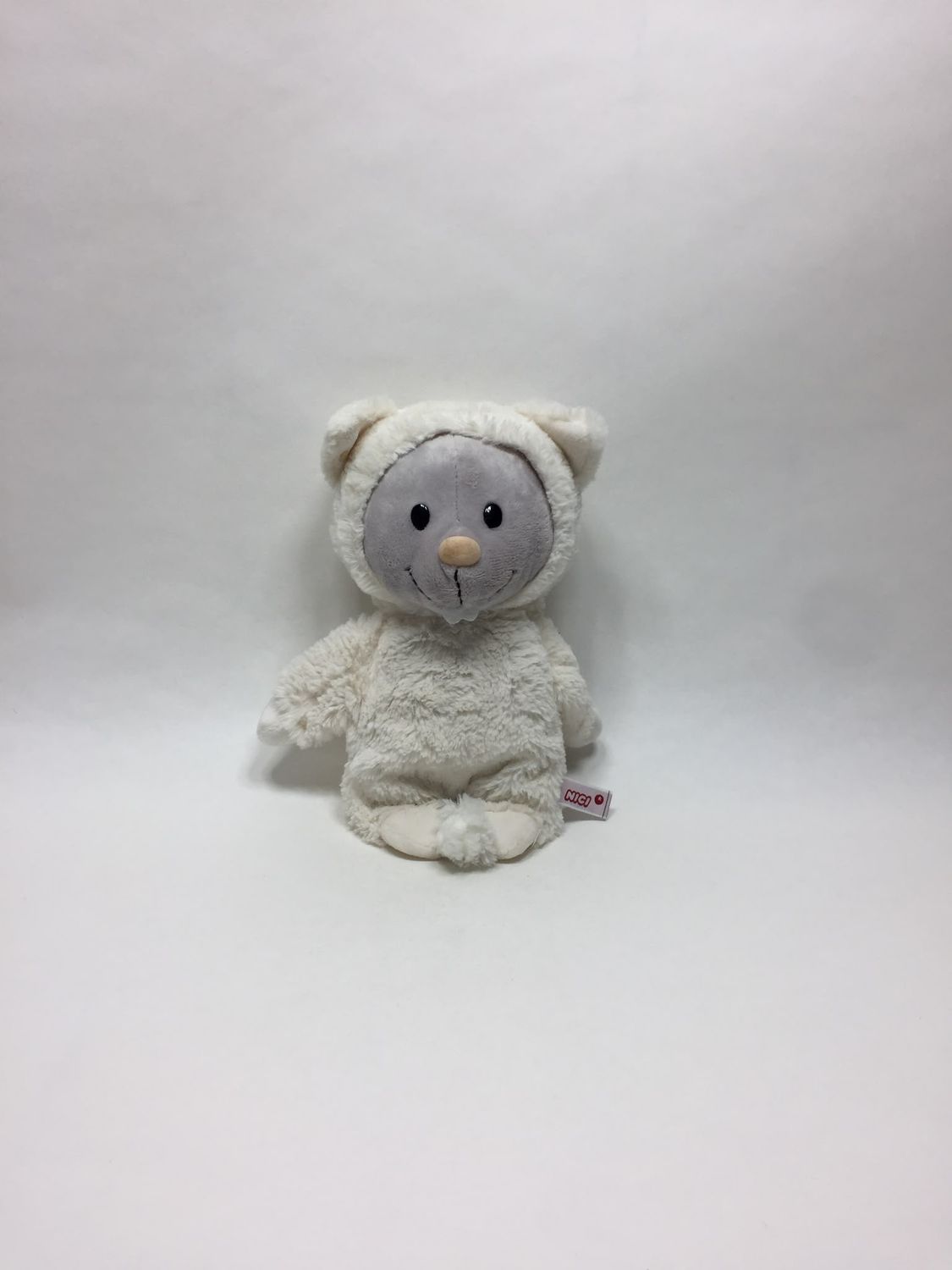 Nici Maus mit Katzen-Overall stehend 30 cm Sammlerstück