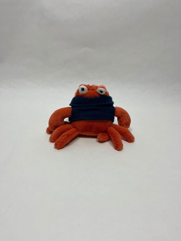 Krabbe Krebs Jellycat "Cozy Crew Crab" stehend 18 cm Mega Sammlerstück