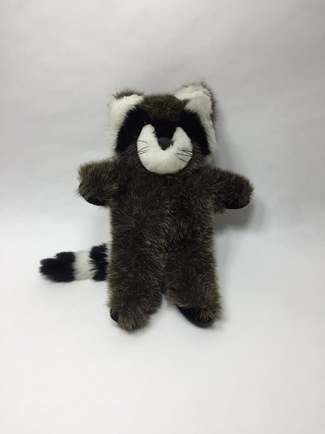 Waschbär Knuffel stehend 35 cm sehr selten