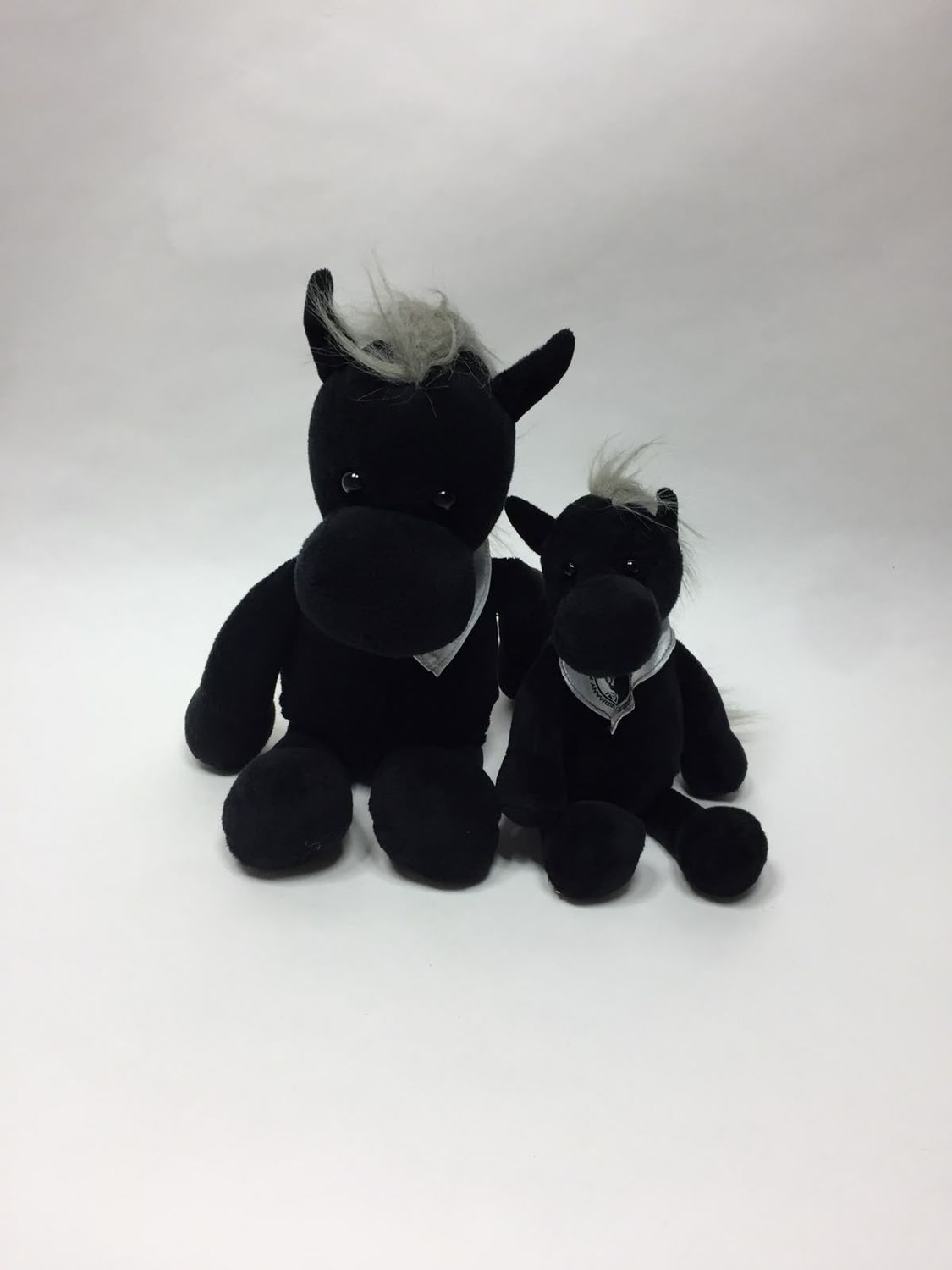 Pferd mit Baby Drebkau stehend 38 cm Sammlerstück