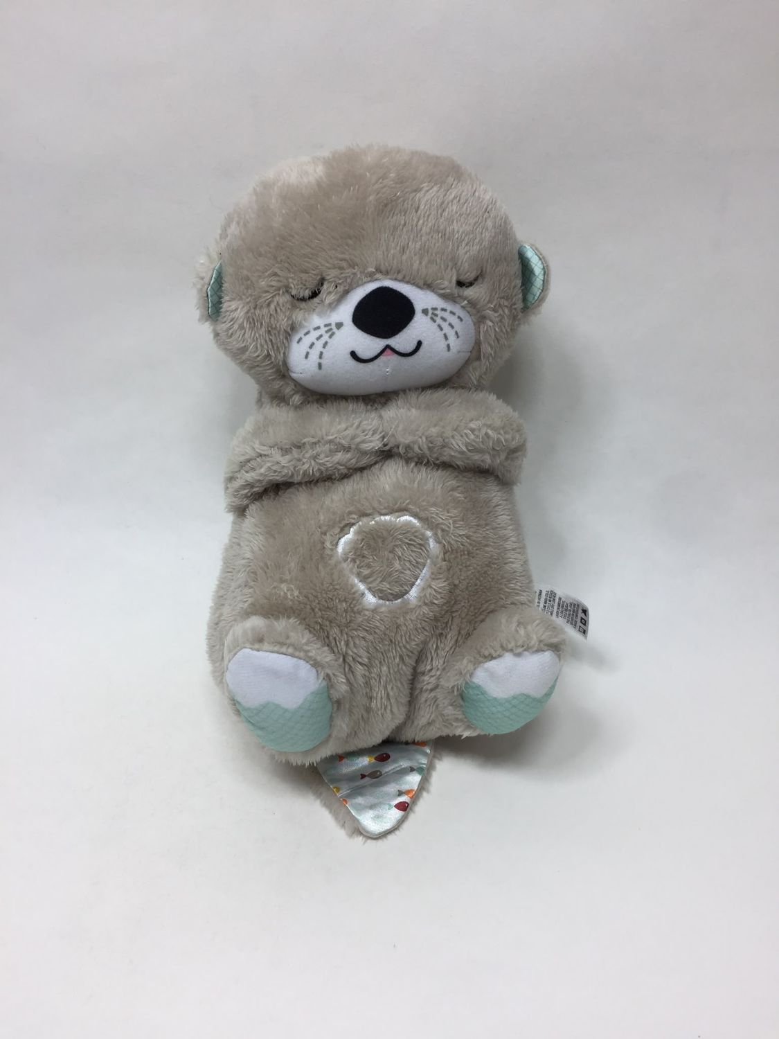 Otter Schlummerotter Fisher Price mit Batterie, Licht und Funktion liegend 35 cm selten