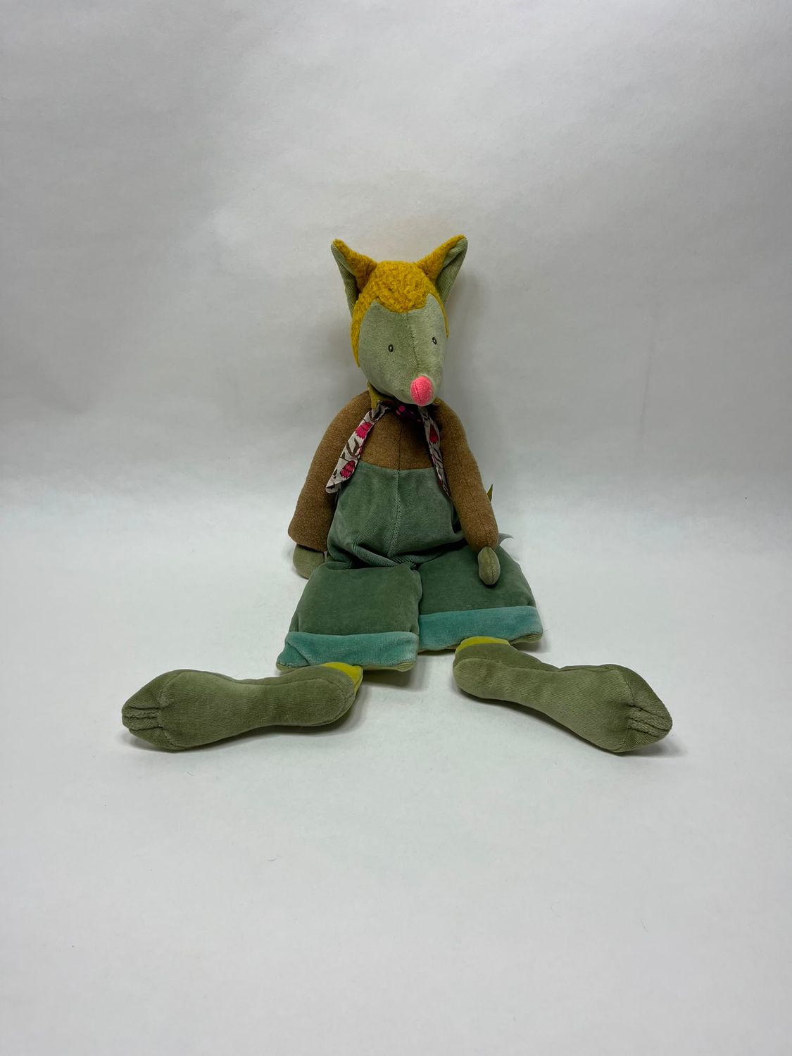 Wolf Moulin Roty "Loulou" stehend 48 cm Sammlerstück