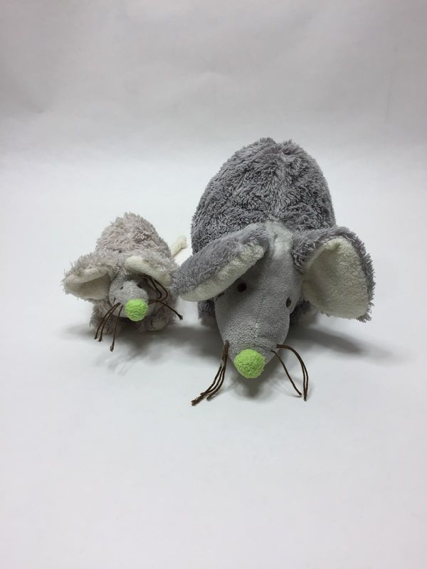 Maus mit Baby Happy Horse liegend 45 cm sehr selten