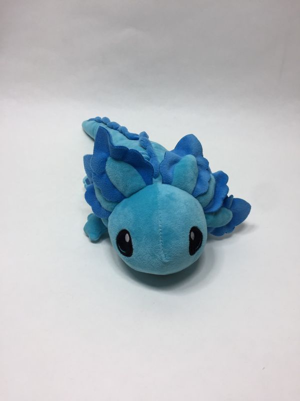 Axolotl KG Hamburg liegend 40 cm Mega selten