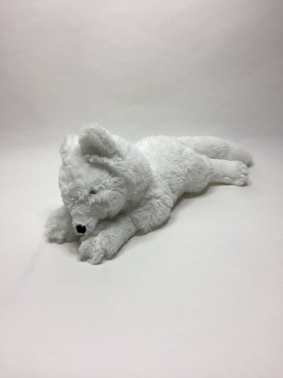Fuchs Polarfuchs Knuffel liegend 62 cm Sammlerstück
