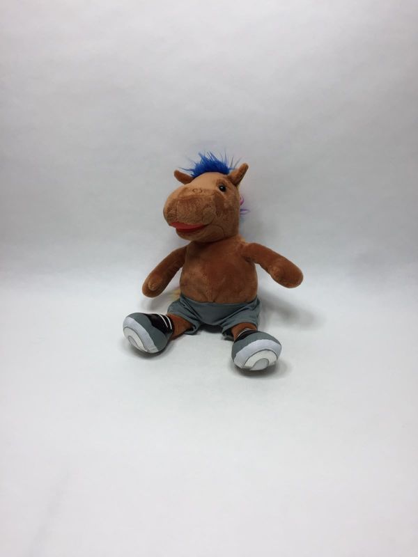 Pferd Maskottchen CHIO Aachen "Karli" stehend 38 cm Sammlerstück
