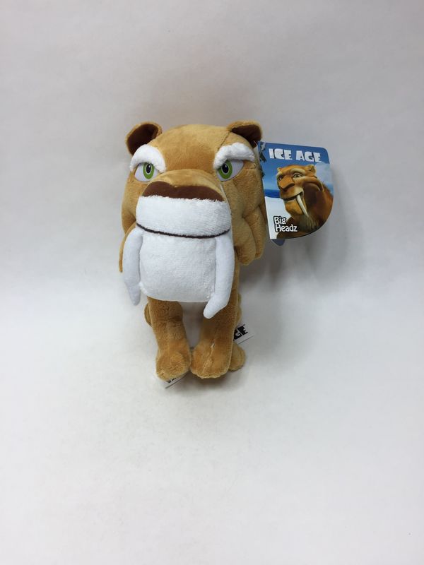 Diego Säbelzahntiger Ice Age Blue Sky sitzend 23 cm Neuwertig mit Etikett