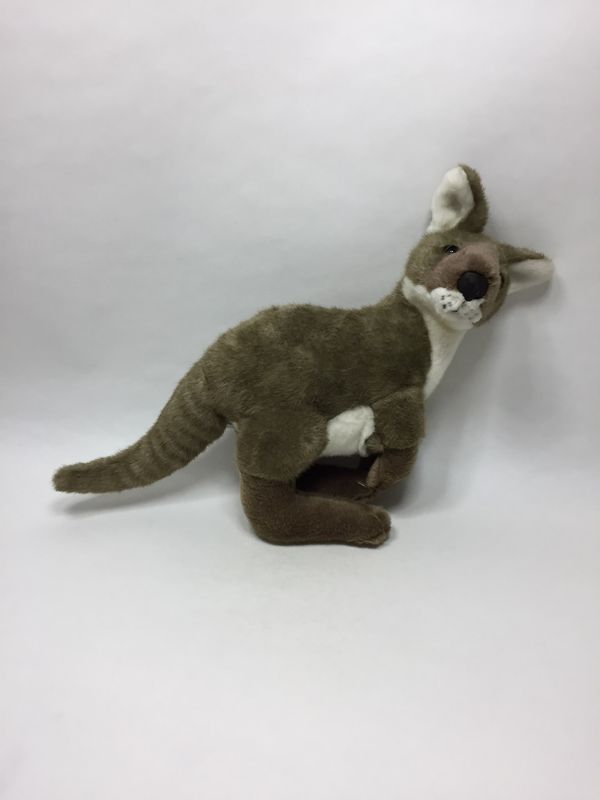 Känguru mit Baby Semo XL stehend 48 cm selten Känguru mit Baby Semo XL stehend 48 cm selten