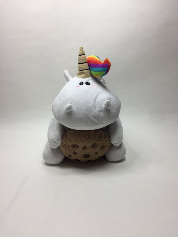 Einhorn Pummeleinhorn mit Keks XL sitzend 43 cm Neuwertig mit Etikett