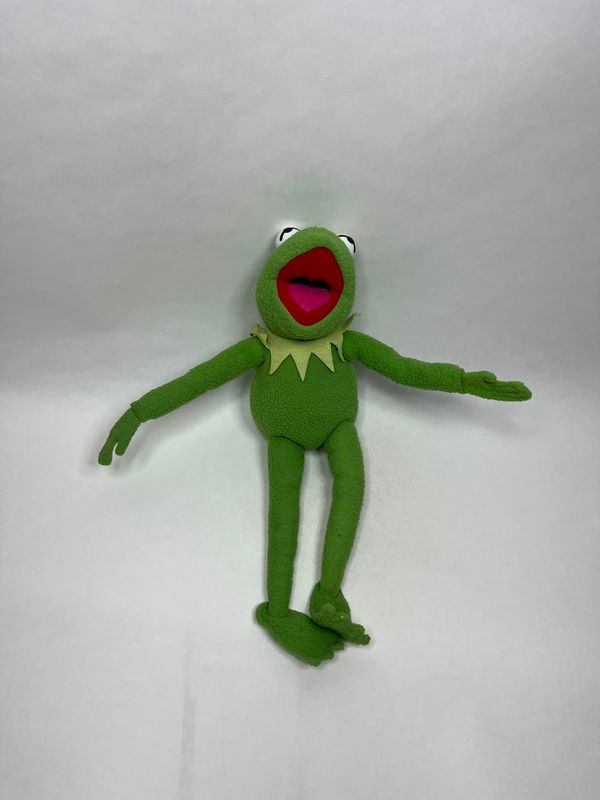 Kermit Der Frosch Knuffel stehend 48 cm Vintage Rarität und Sammlerstück