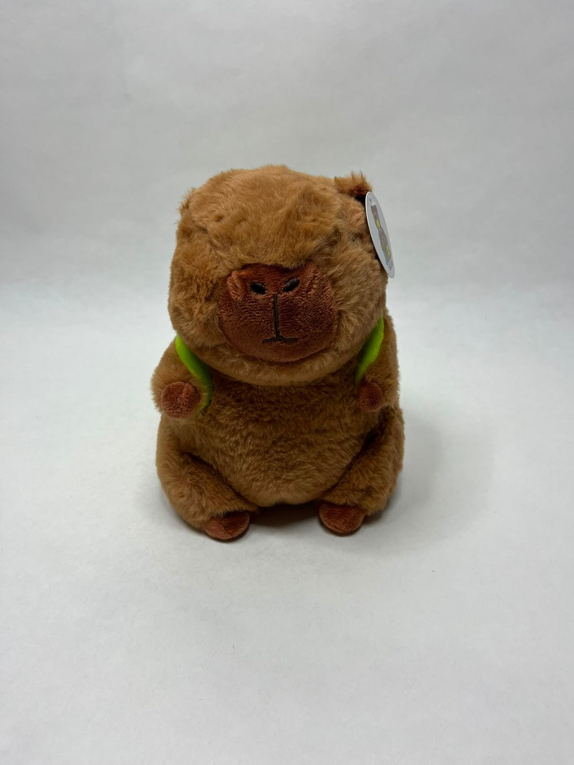 Schwein Wasserschwein Capybara mit Schildkrötenrucksack Jafri Toys stehend 25 cm Sammlerstück Neuwertig mit Etikett