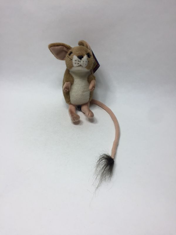 Springmaus Kuschelwuschel stehend 20 cm Neuwertig mit Etikett