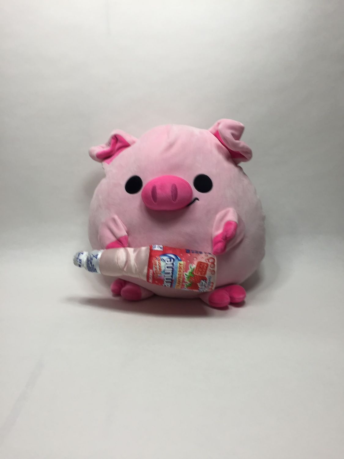 Schwein Snackles Sangaria Erdbeer-Ramune-Flasche Zuru XL "Anna" stehend 45 cm Mega Sammlerstück