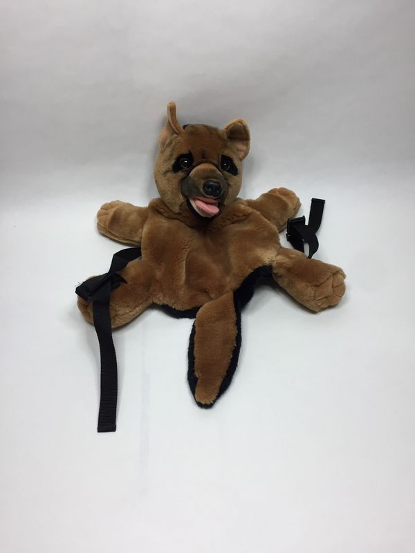 Kommissar Rex Hund Rucksack Sat.1 XL stehend 48 cm Mega Sammlerstück