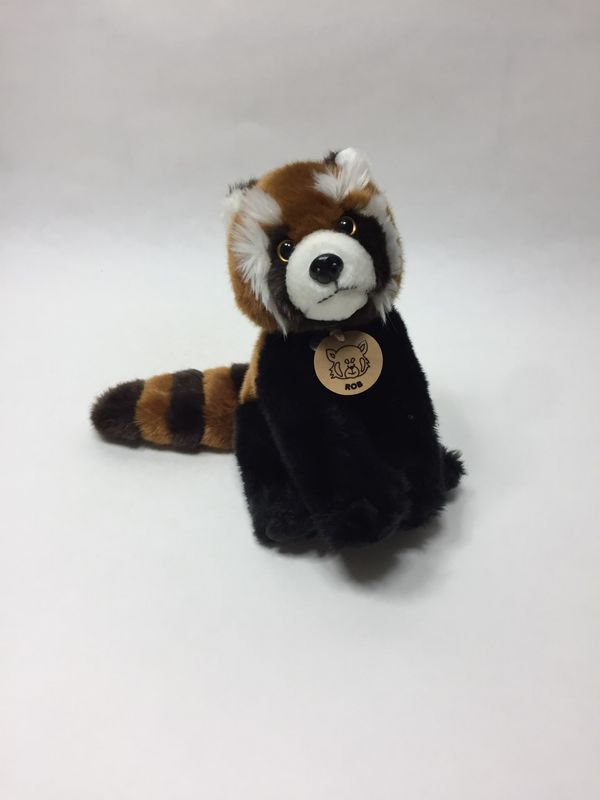 Roter Panda "Rob" Pia Soft Toys sitzend 23 cm selten