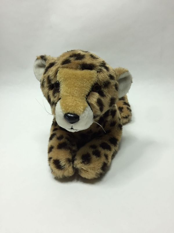 Leopard Gepard Knuffel liegend 58 cm Mega selten Leopard Gepard Knuffel liegend 58 cm Mega selten