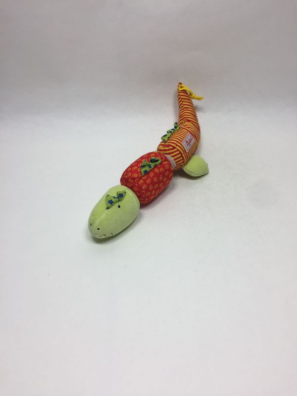 Babyspielzeug Drache Klettdrache Sigikid liegend 45 cm selten