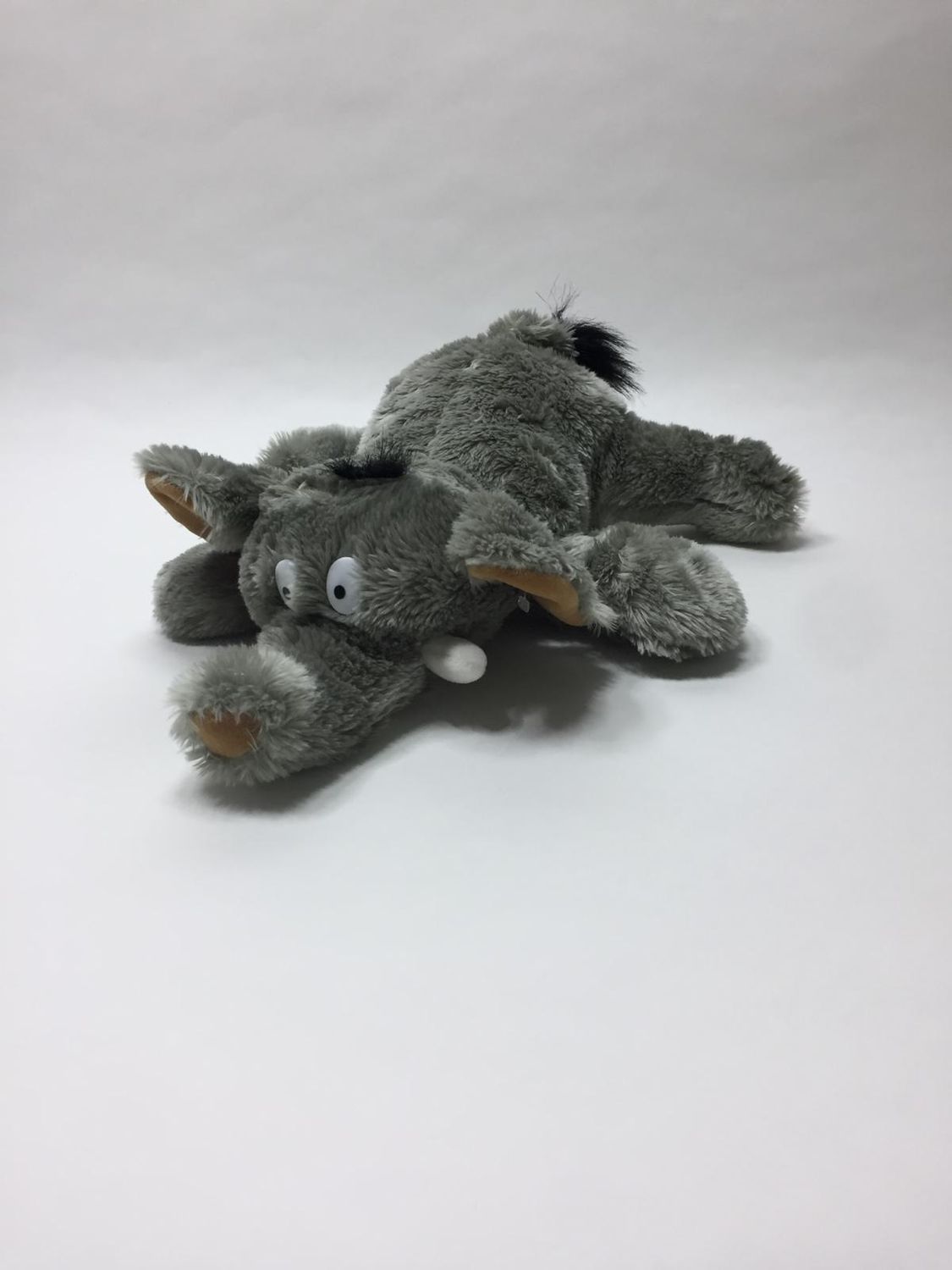 Elefant Handpuppe Bastitoys liegend 40 cm selten