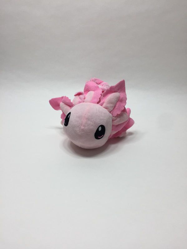 Axolotl Knuffel liegend 42 cm selten