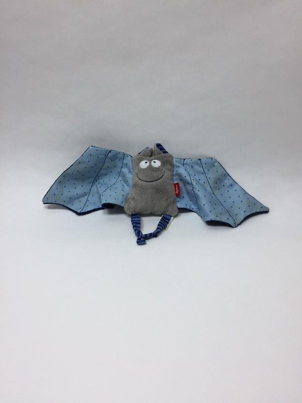 Schnuffeltuch / Schmusetuch Fledermaus Sigikid stehend 40 cm selten