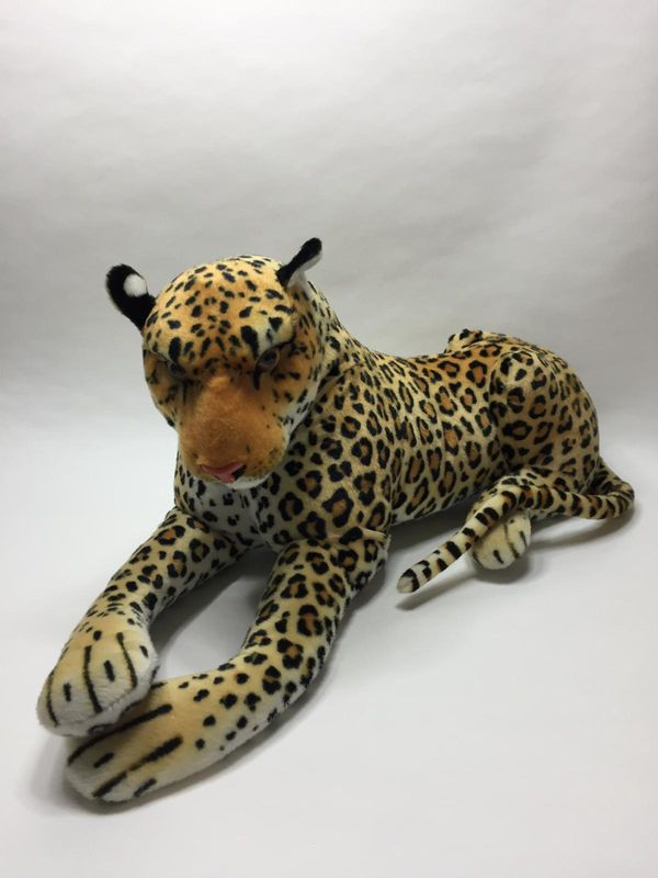XXL Leopard Knuffel liegend 100 cm 0,775 kg Sammlerstück