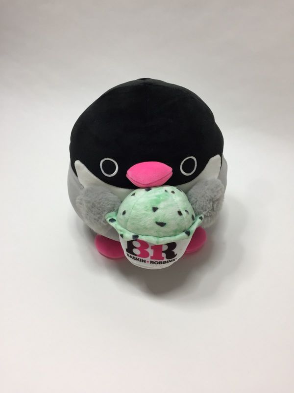 Pinguin Snackles Zuru "Penelope" Baskin-Robbins-Eis stehend 23 cm selten