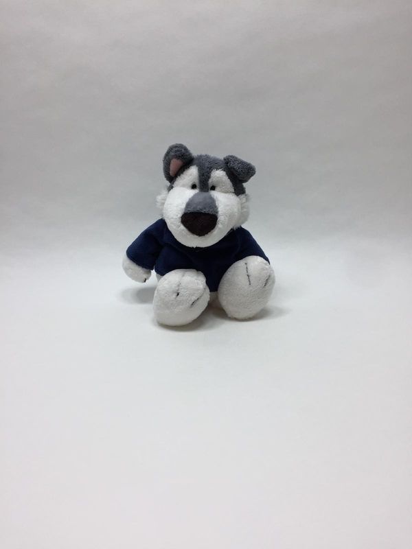 Nici Hund Husky Jack Junge mit Pullover stehend 25 cm Mega selten