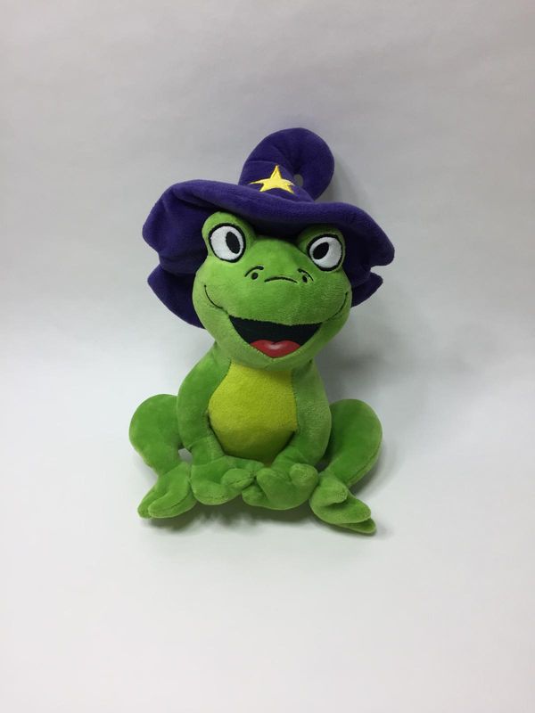 Frosch Knuffel "Ellmi" sitzend 35 cm selten Frosch Knuffel "Ellmi" sitzend 35 cm selten
