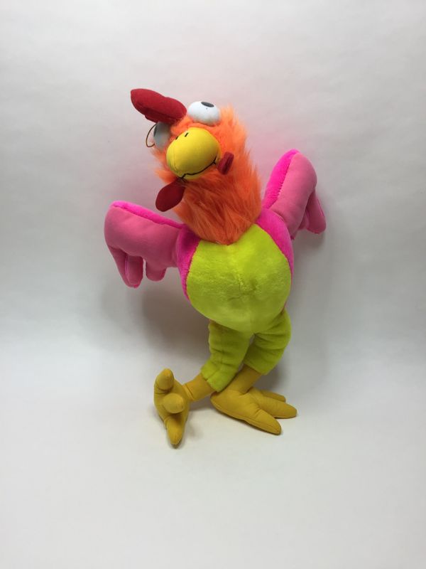 Huhn Rasehorn stehend 60 cm Rarität Huhn Rasehorn stehend 60 cm Rarität