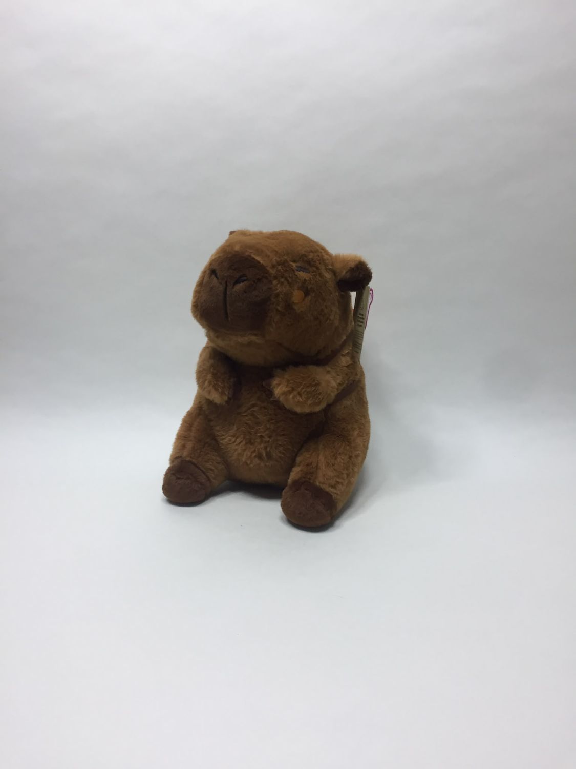Schwein Wasserschwein Capybara mit Burgerrucksack Landahl stehend 30 cm Sammlerstück Neuwertig mit Etikett