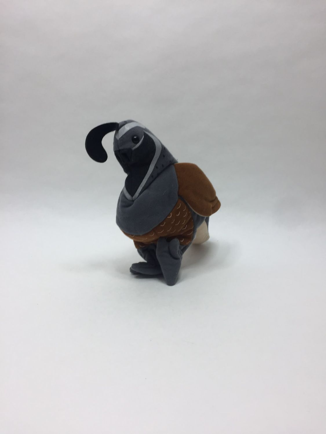 Vogel Wachtel Handpuppe Folktails stehend 23 cm Sammlerstück
