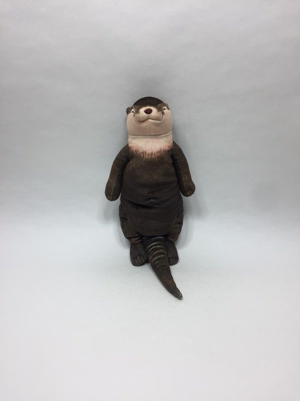 Otter Federmappe Knuffel stehend 35 cm selten