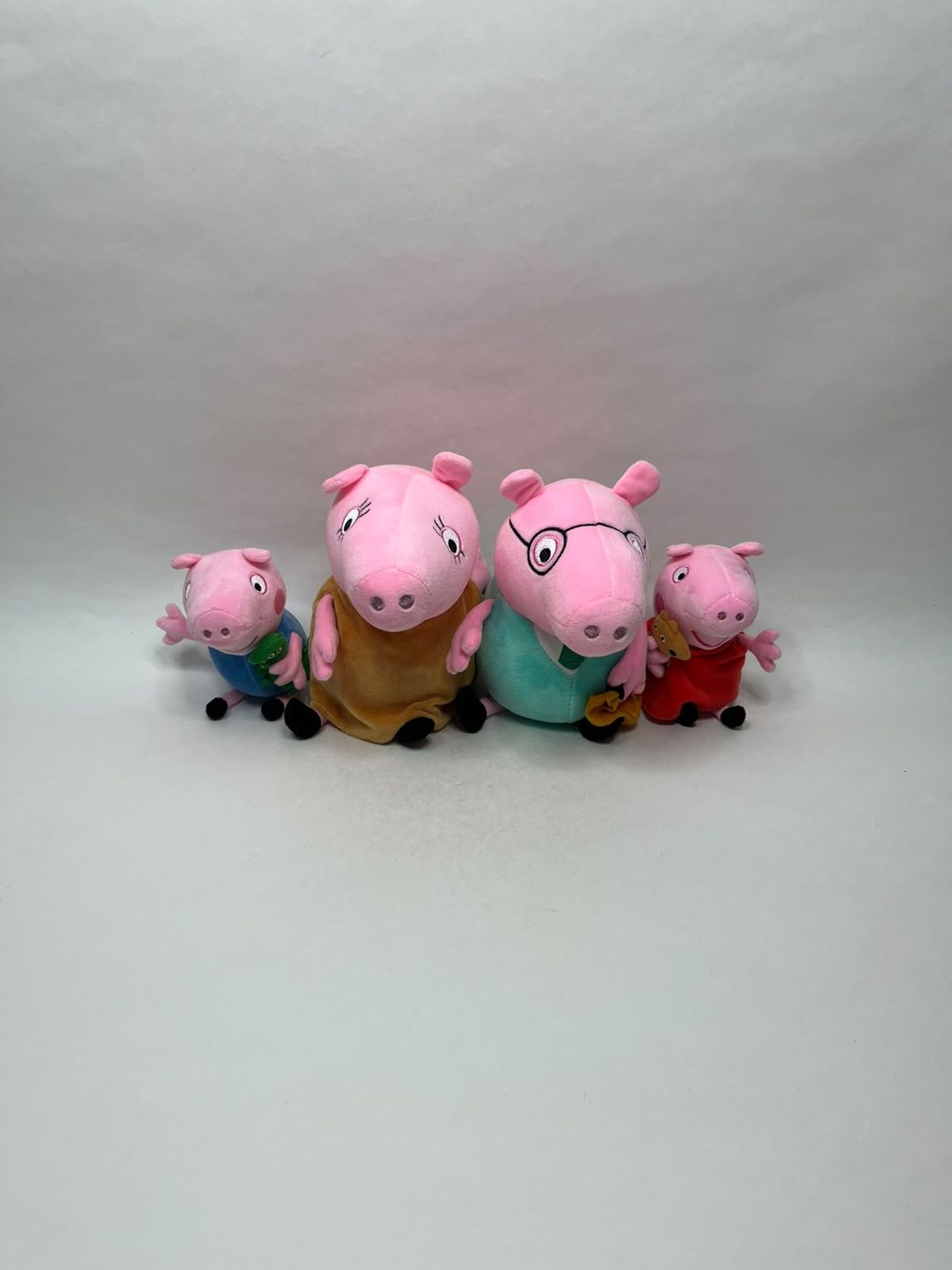 Peppa Wutz Familie Knuffel stehend 30 cm Sammlerstück