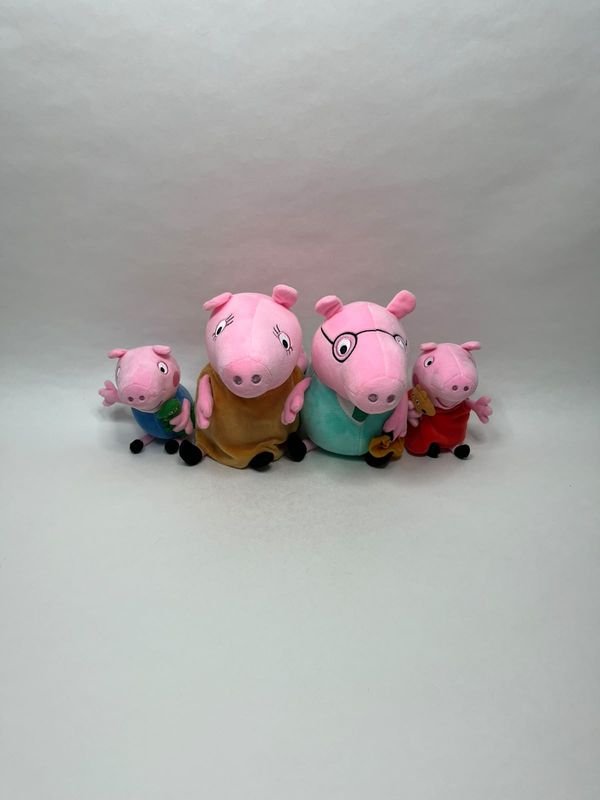 Peppa Wutz Familie Knuffel stehend 30 cm Sammlerstück Peppa Wutz Familie Knuffel stehend 30 cm Sammlerstück