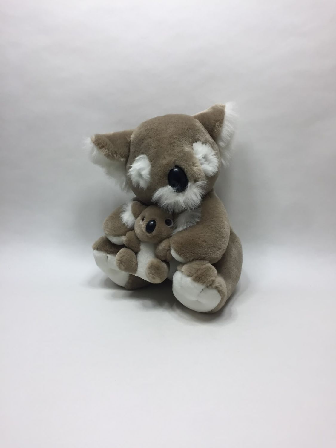 Koala mit Baby Happy People sitzend 33 cm Neuwertig mit Etikett
