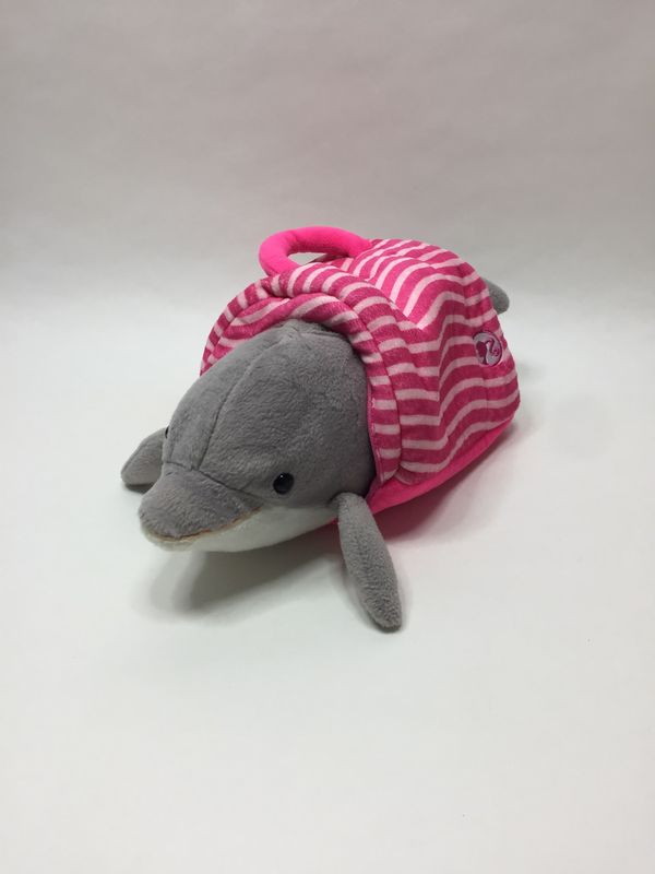 Delfin Barbie Knuffel liegend 35 cm sehr selten