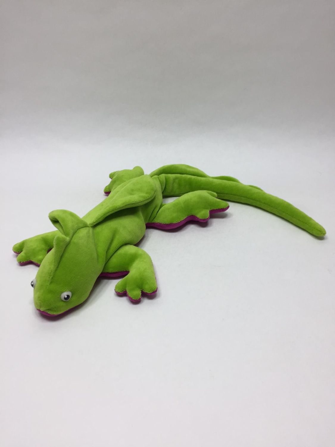 Perlsacktier Günter der listige Leguan liegend 50 cm Kult