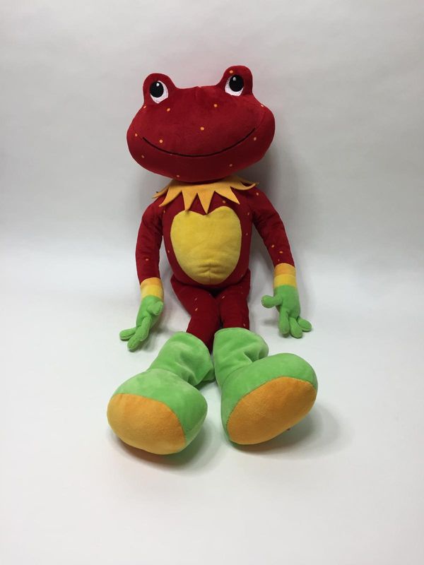Frosch Professor Poggy Karls Markt stehend 60 cm Sammlerstück und Rarität