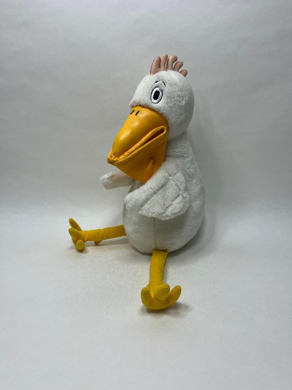Vogel Pelikan Knuffel stehend 48 cm Rarität