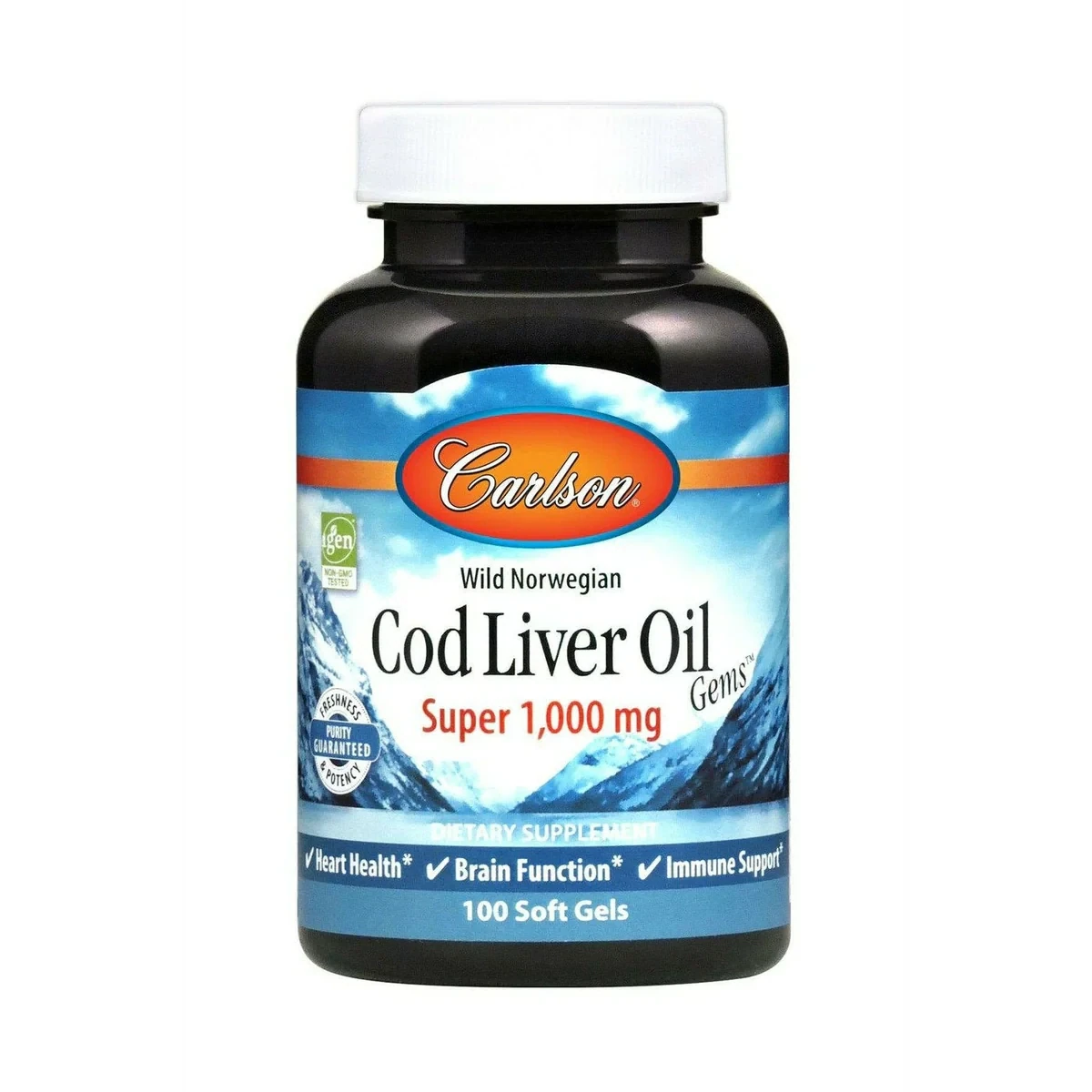 Super Cod Liver Oil 1000mg 100 gels