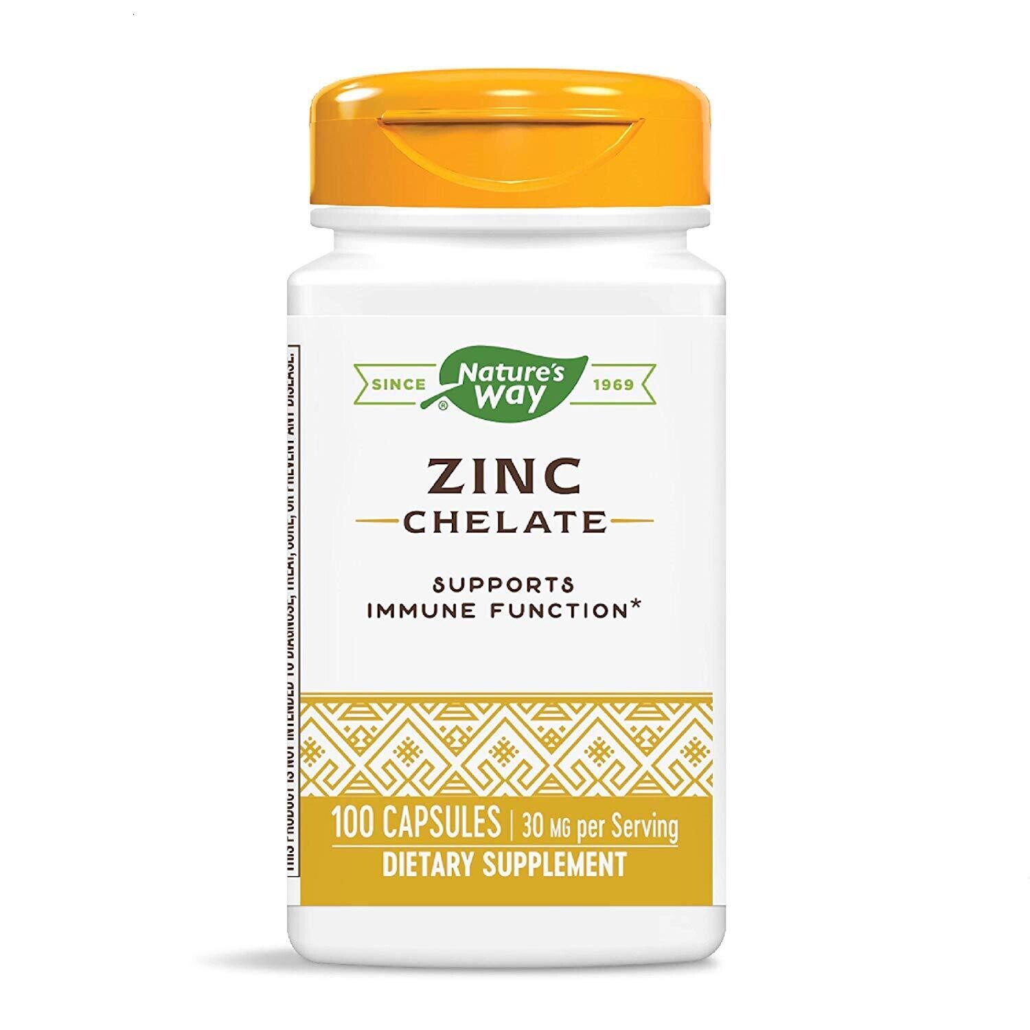 Nature's Way Zinc 30 mg 100 Caps