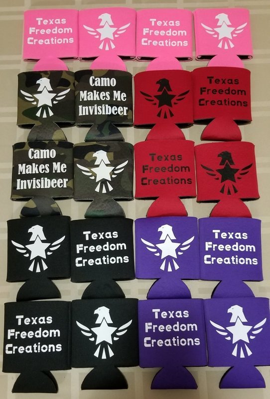 Texas Freedom Creations Logo- Insulated Beverage Holder